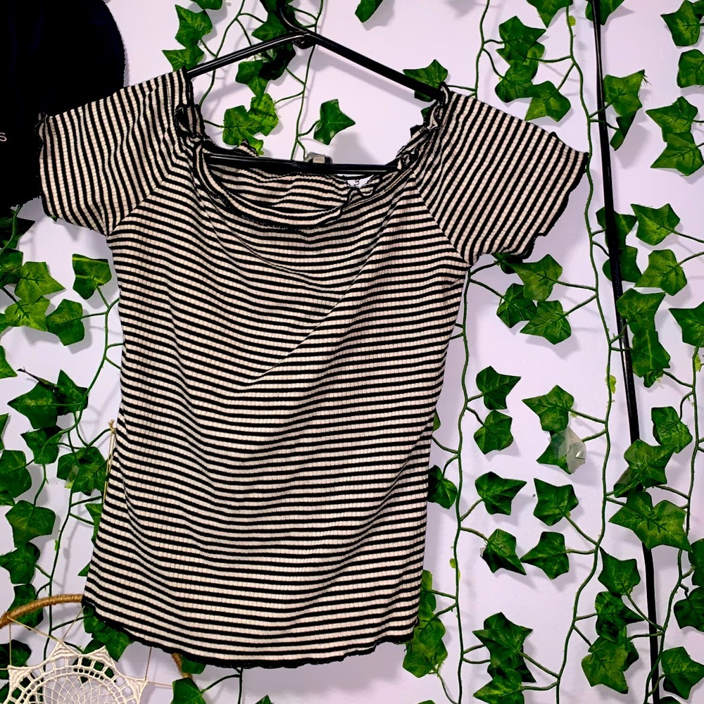 off the shoulder tee